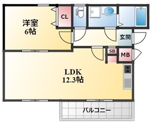 桜井駅 徒歩5分 3階の物件間取画像